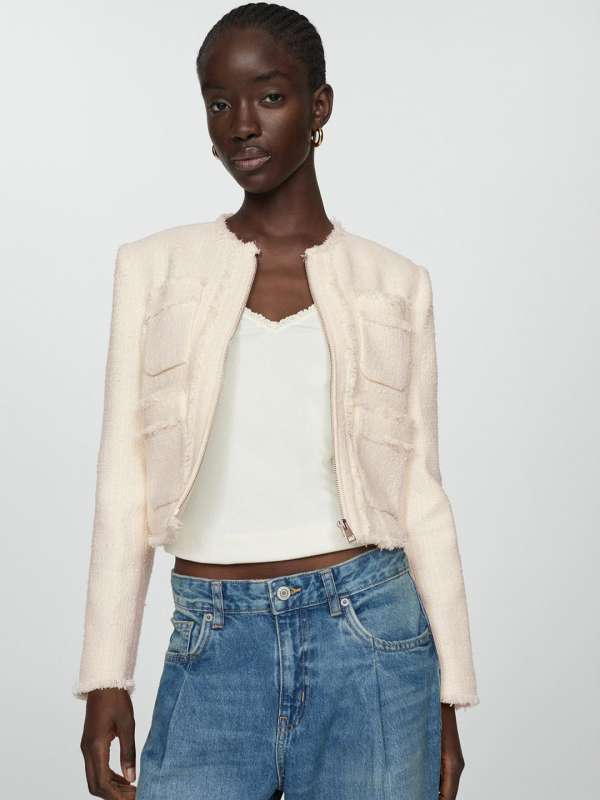 Mango cream jacket clearance