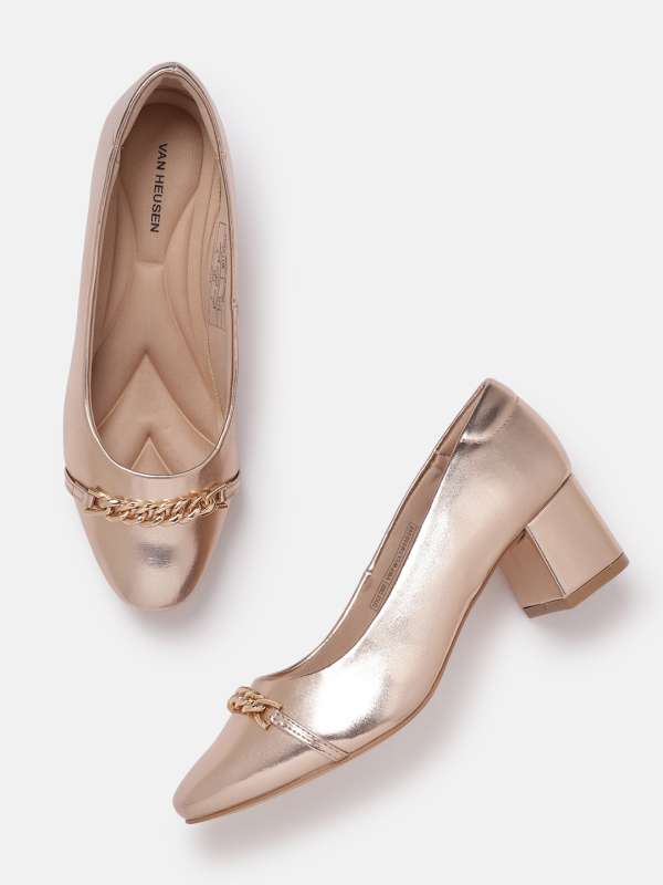 Van Heusen Gold Sandals Women Footwear Buy Van Heusen Gold Sandals Women Footwear online in India