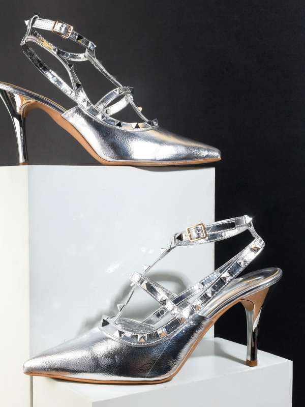 Buy silver heels store