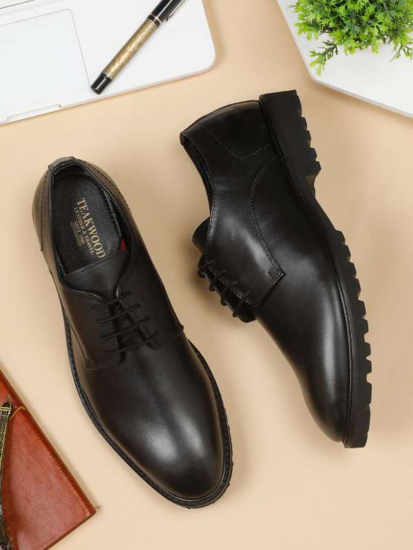 Teakwood leather formal shoes deals
