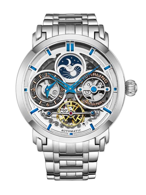 Stuhrling silver watch on sale