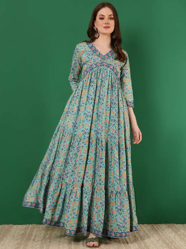 Myntra gown kurti outlet
