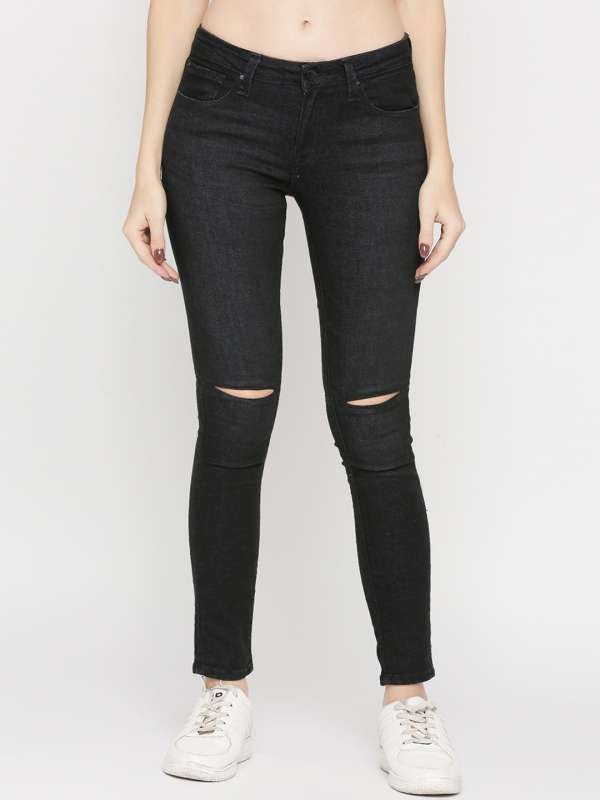 Jeans Faded Ripped Jeggings Buy Jeans Faded Ripped Jeggings online in India