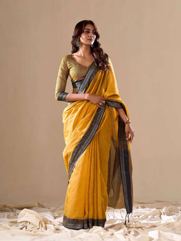 Buy Trendy Cotton Sarees Online at Affordable Price Myntra