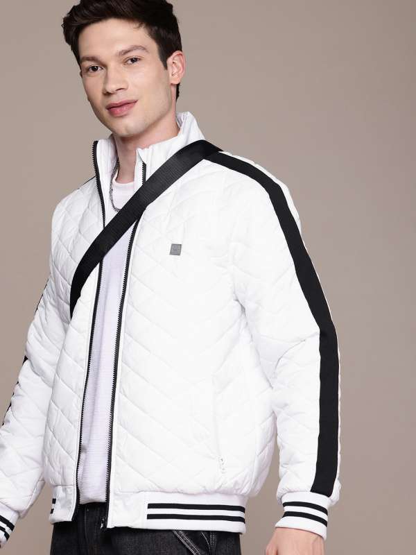White Bomber Jacket - Buy White Bomber Jacket online in India