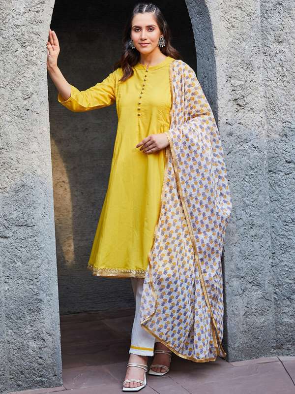 Biba yellow anarkali shop