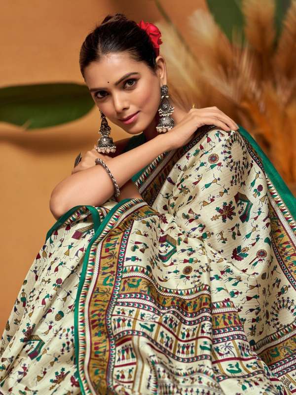 Block print saree online clearance