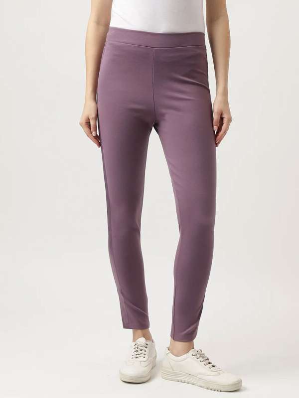 Purple Women Jeggings Buy Purple Women Jeggings online in India