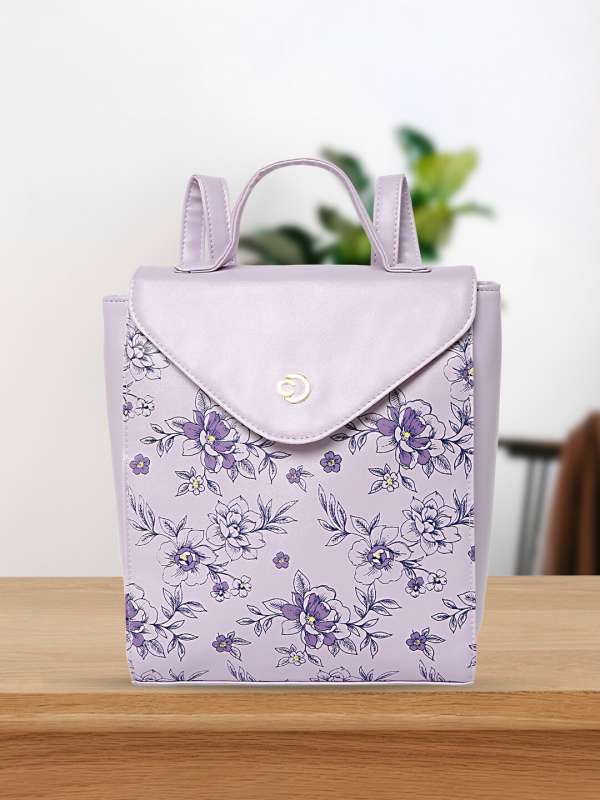 Ladies floral backpack sales