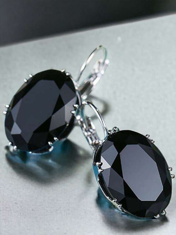 Black Metal Earrings Buy Black Metal Earrings online in India