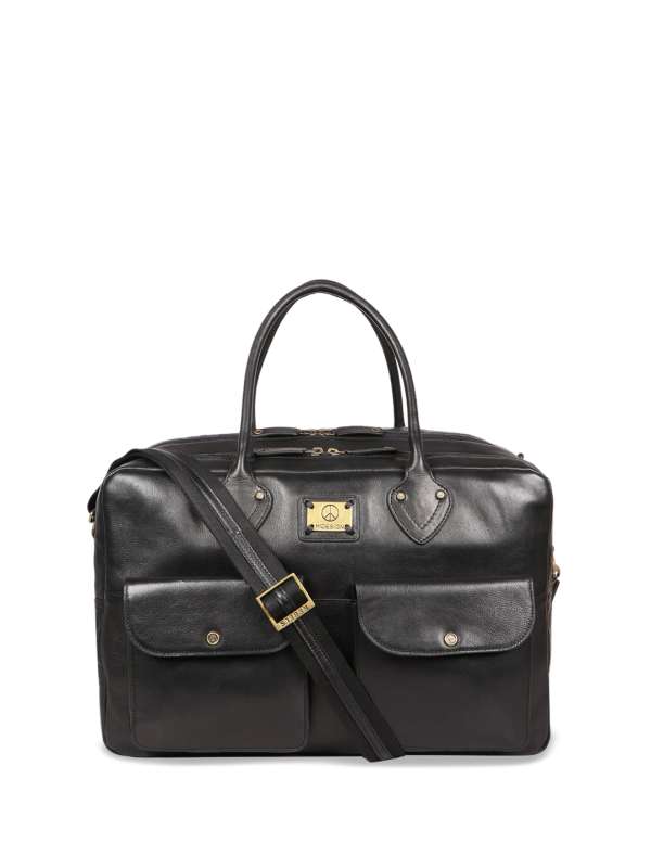 Hidesign leather duffle bag deals