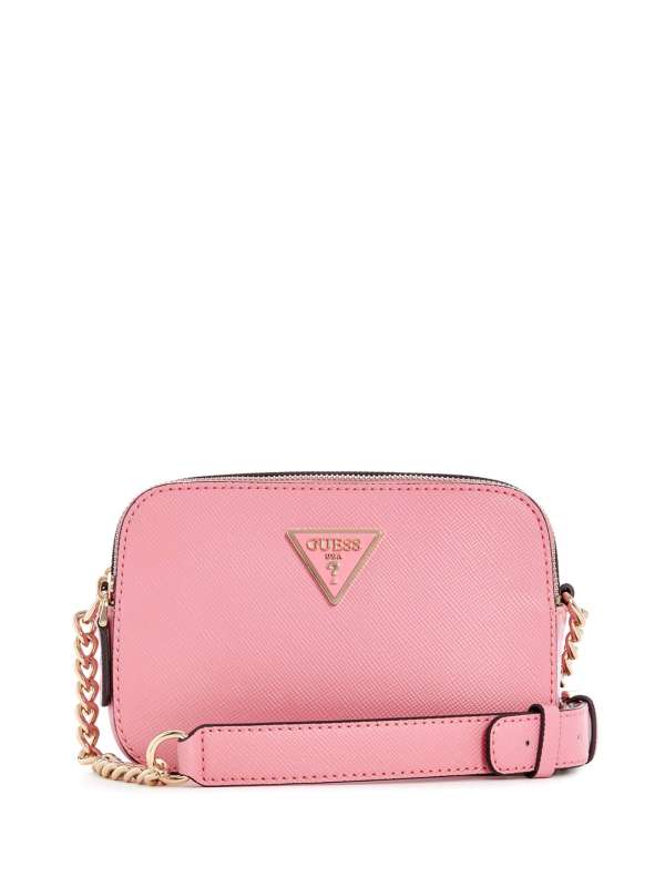 Guess pink sling bag clearance