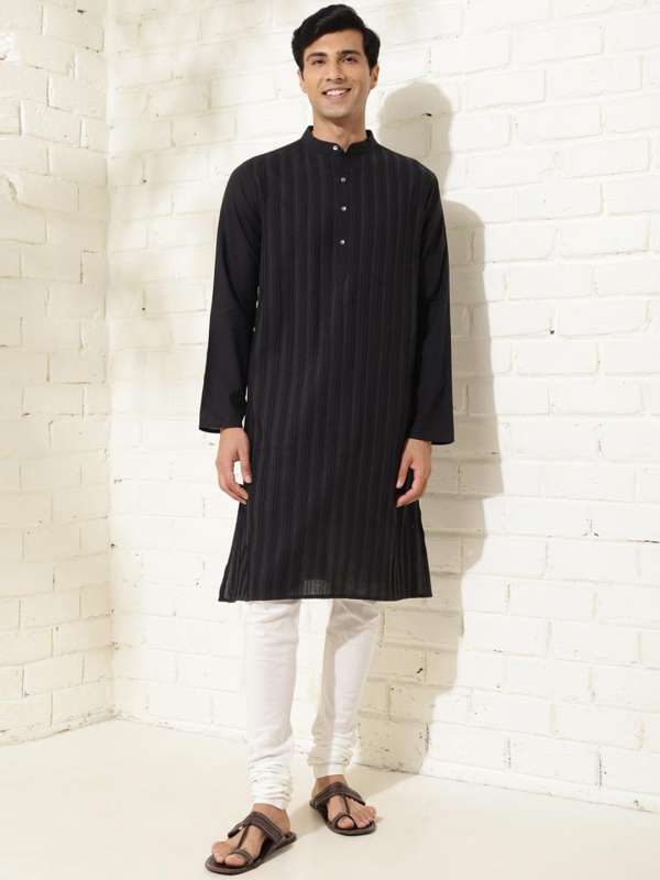 Fabindia black kurta shop