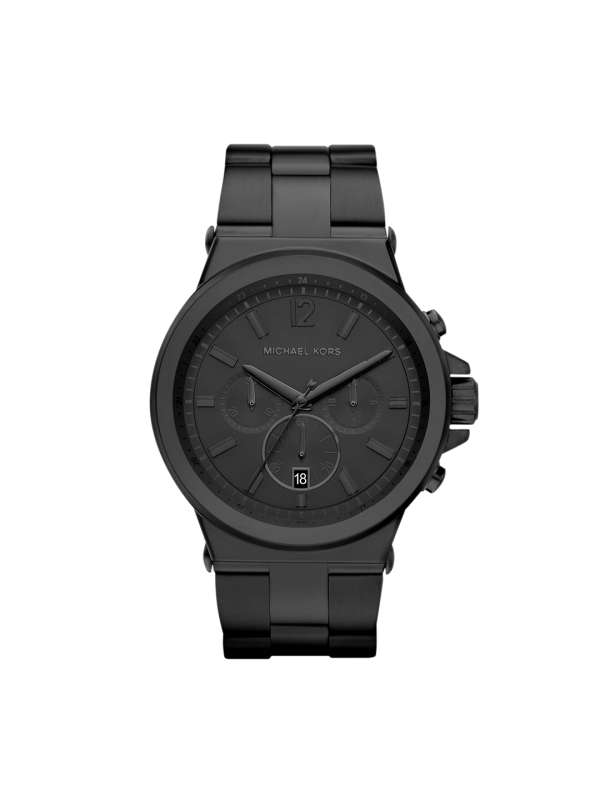 Michael kors black watch men deals