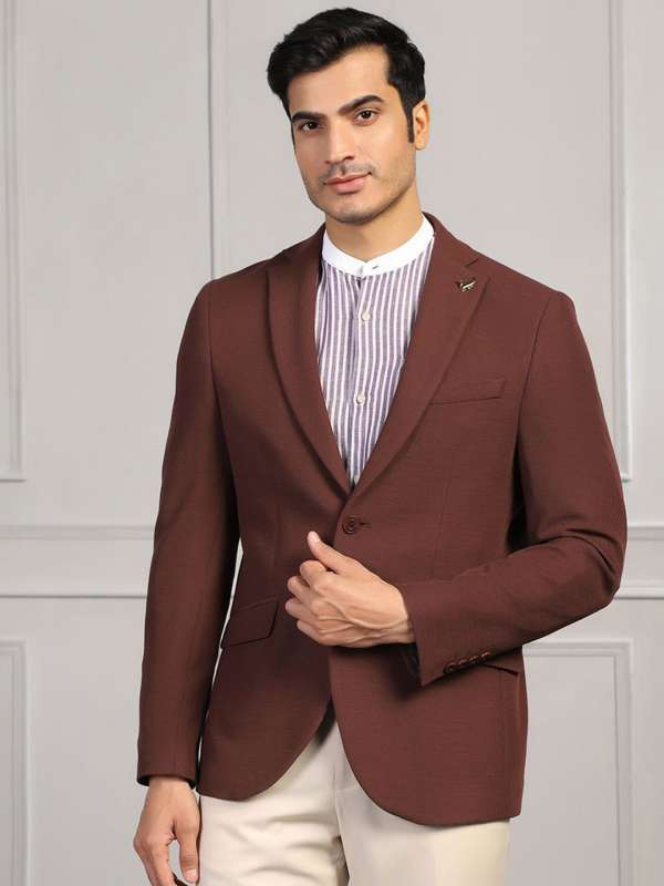 Rust coloured blazer top