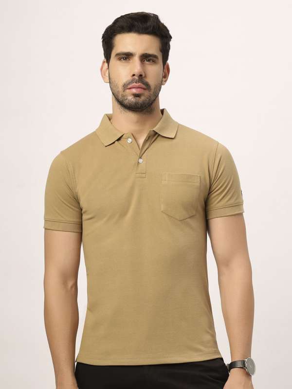 Khaki polo t shirt discount