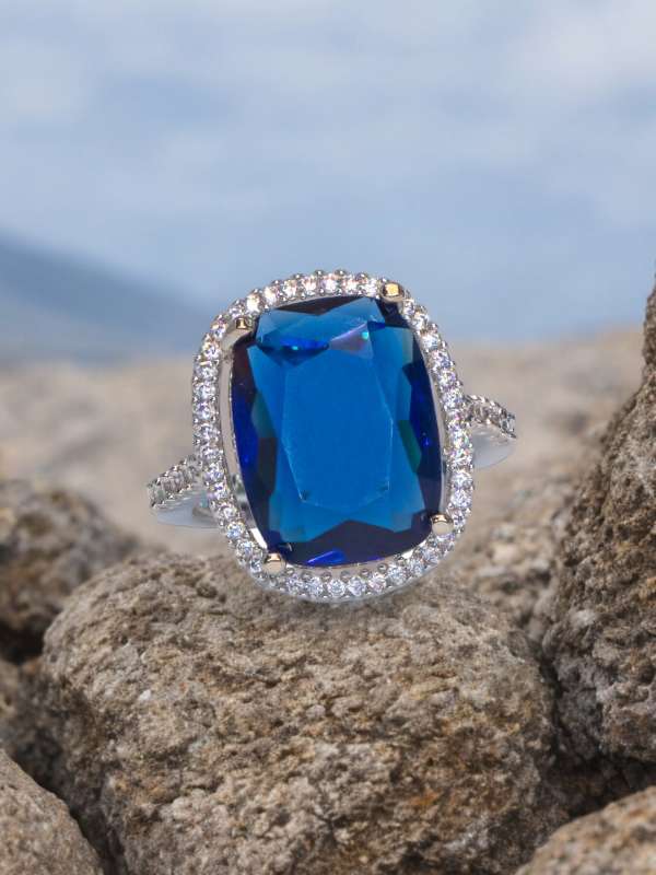 Blue Ring Buy Blue Ring Online in India Myntra