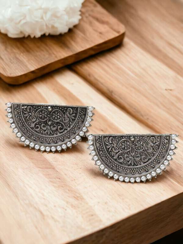 River Island Metal Two Tone Earrings Studs Buy River Island Metal Two Tone Earrings Studs online in India