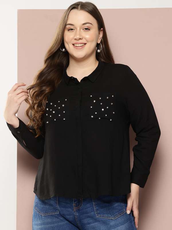 Party wear shirts myntra top