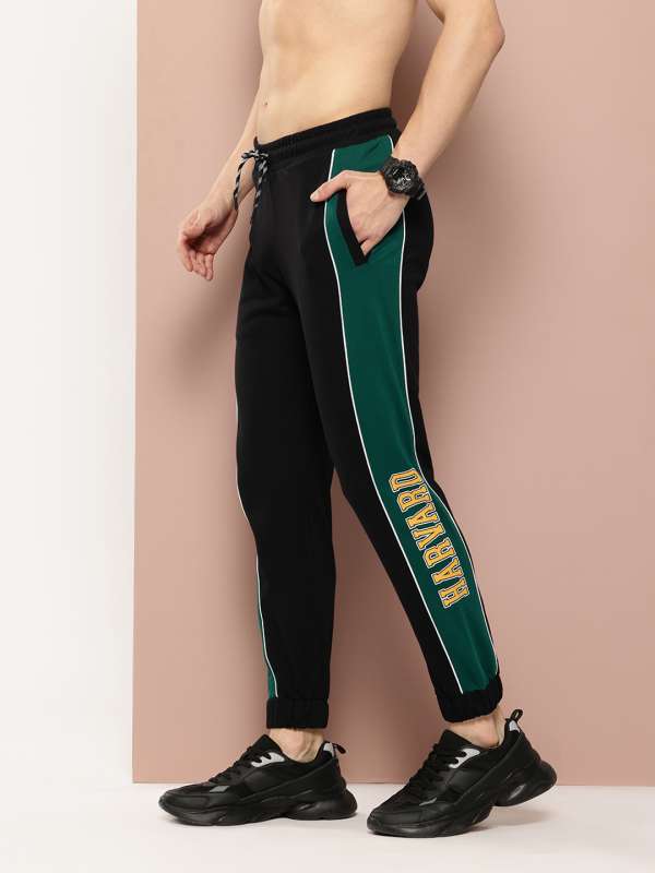 Harvard White Black Regular Fit Joggers Buy Harvard White Black Regular Fit Joggers online in India
