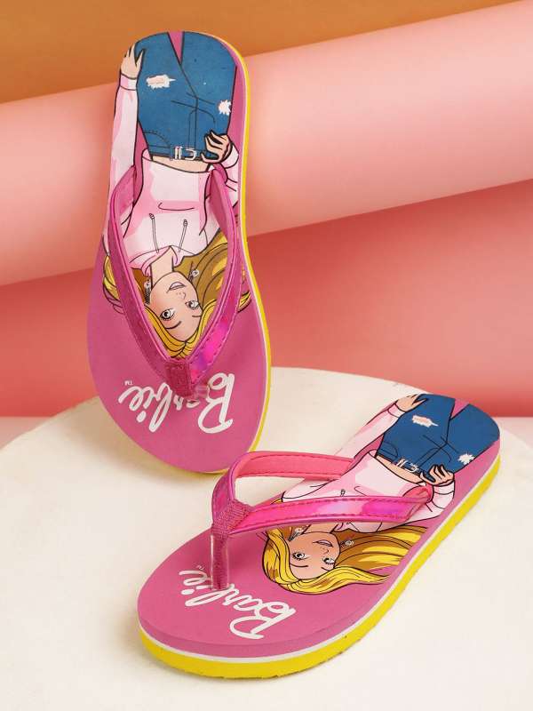 Barbie slippers for kids on sale
