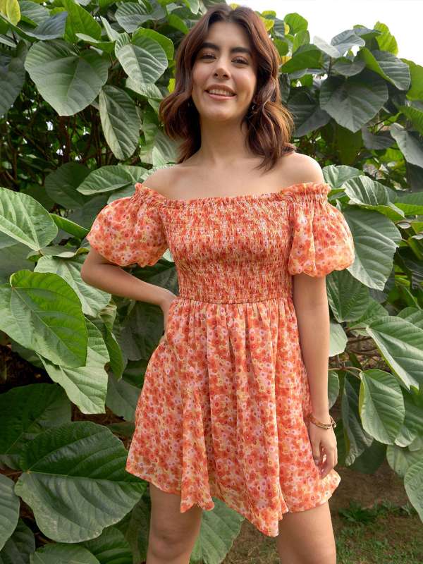Off shoulder dress online shopping clearance