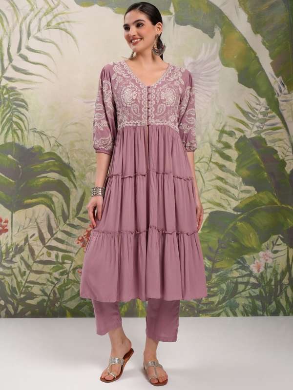 Anarkali kurta from saree store