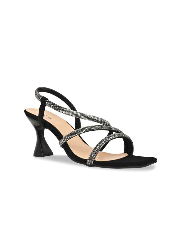 Women Black Block Heels 3.5 Inch Buy Women Black Block Heels 3.5 Inch online in India