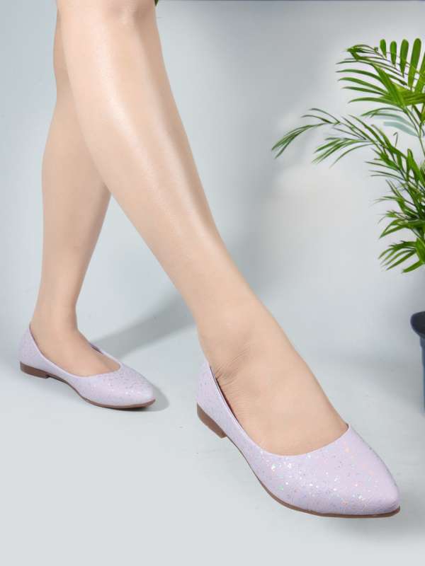 Purple ballet flats womens shoes online