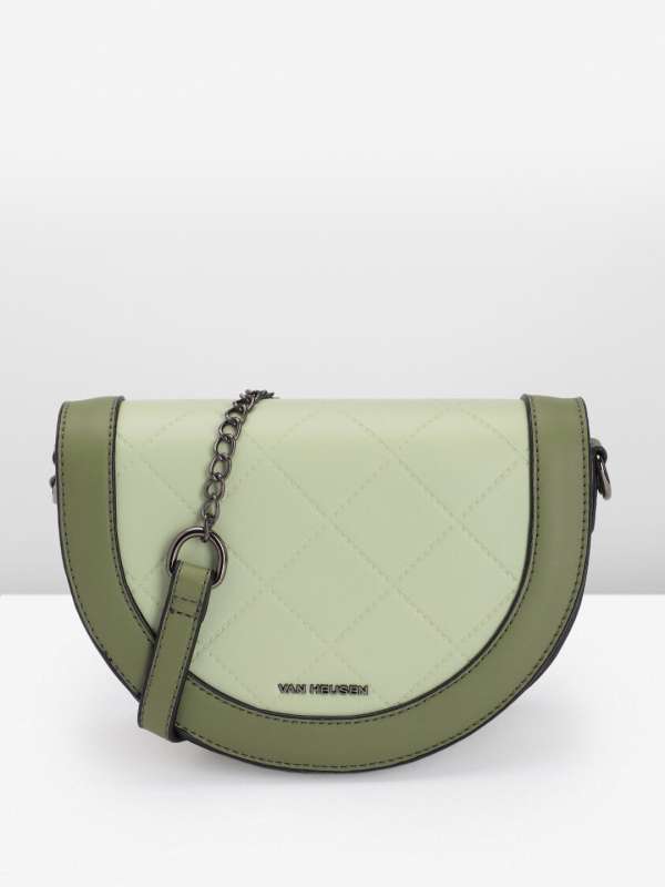Green Van Heusen Sling Bags Buy Green Van Heusen Sling Bags online in India