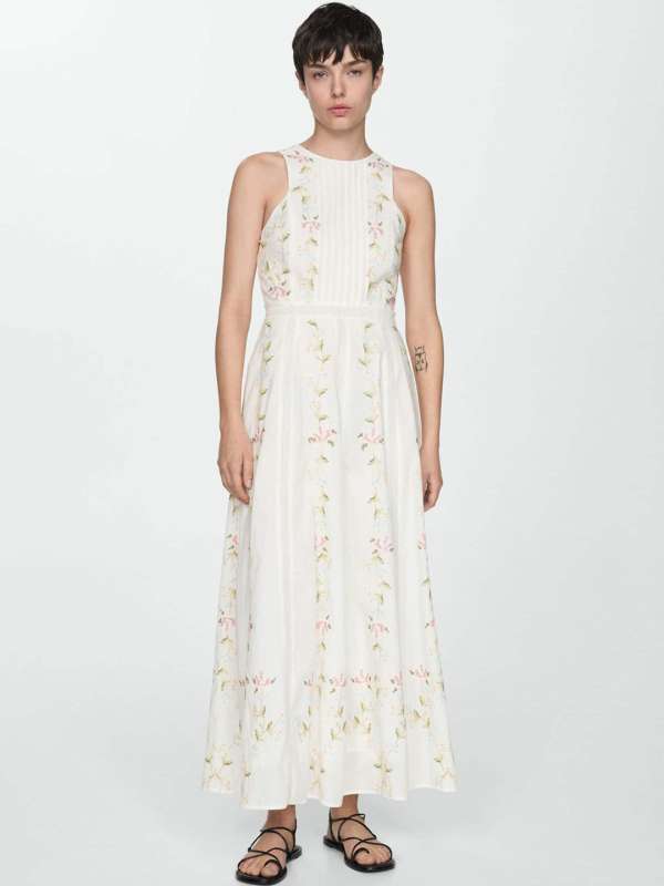 Mango white dress outlet