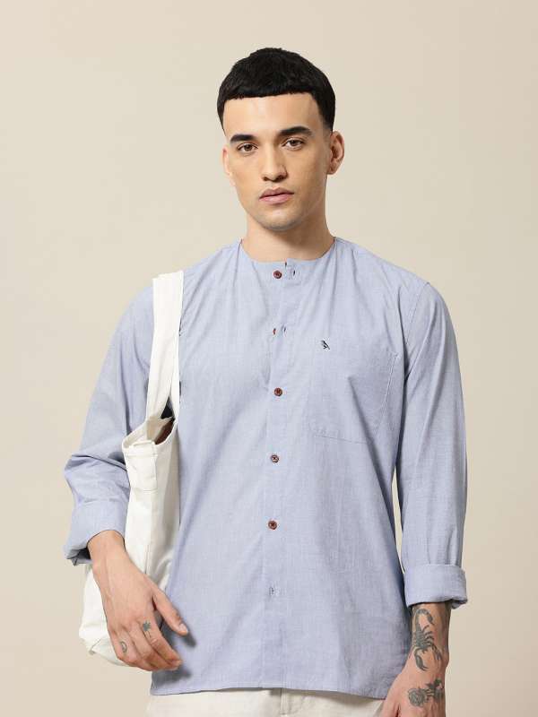 Collarless Shirts Buy Collarless Shirts online in India