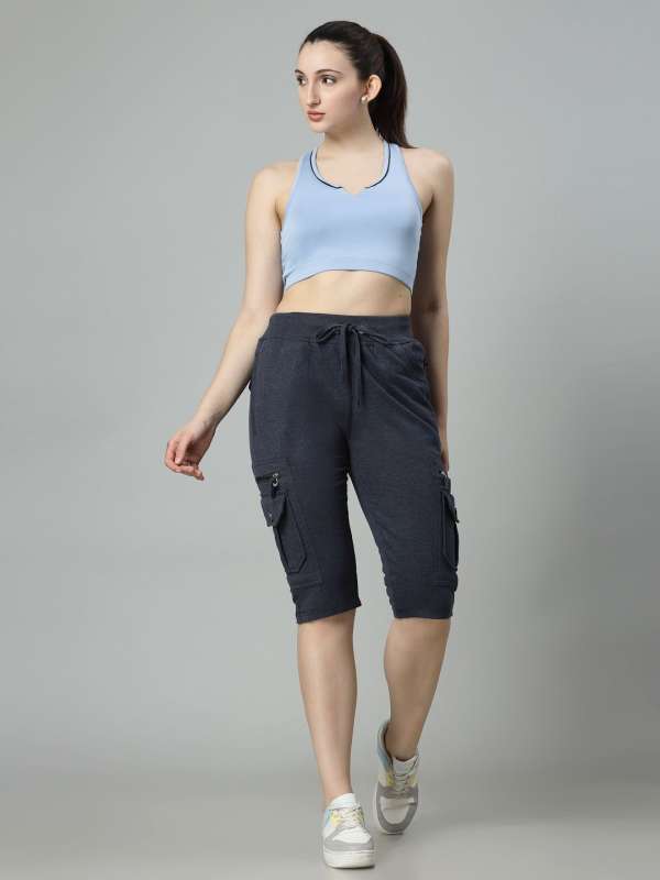 Shop for Women s Cargo Capris Online on Myntra