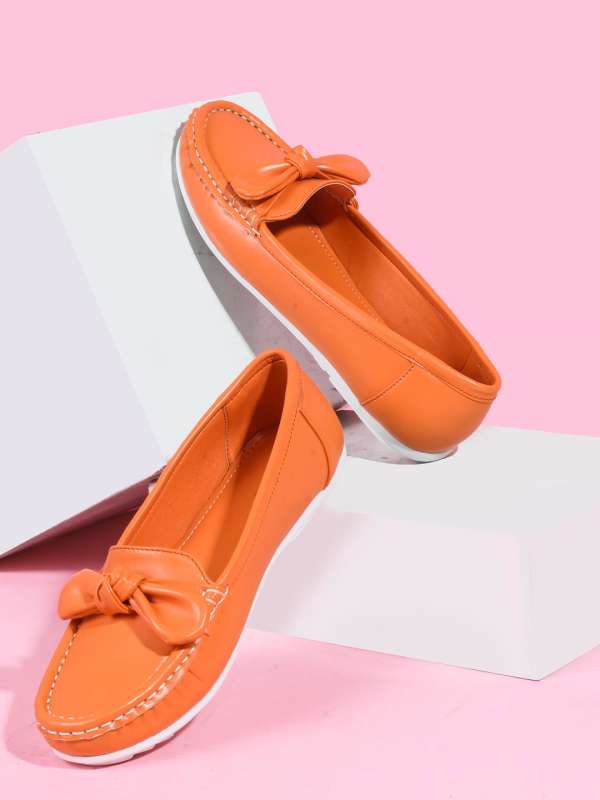 Orange loafers womens new arrivals