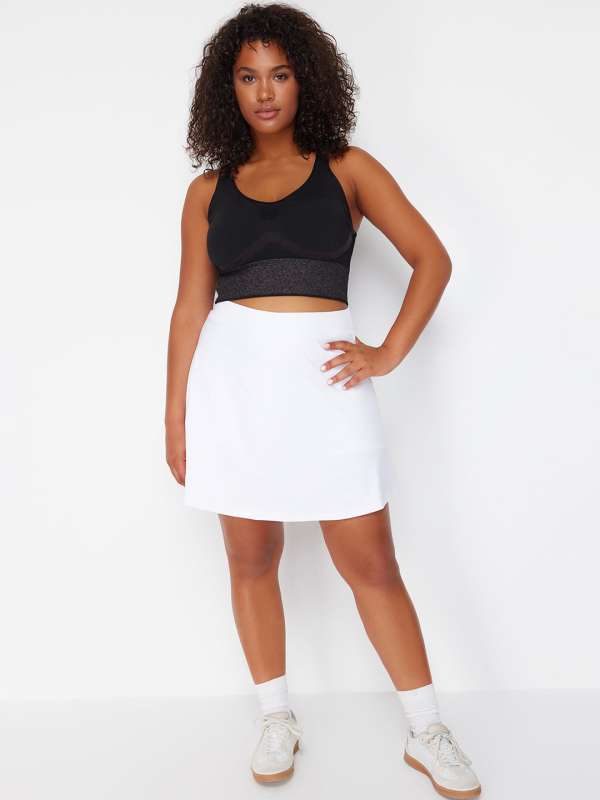 White skirt online india on sale