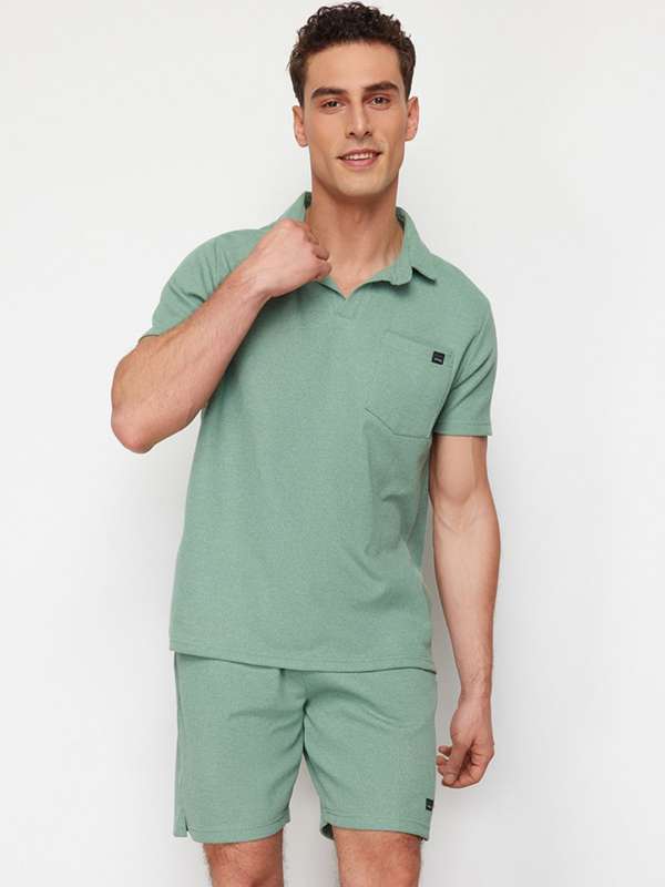Men Short Sleeve Night Suits Buy Men Short Sleeve Night Suits online in India