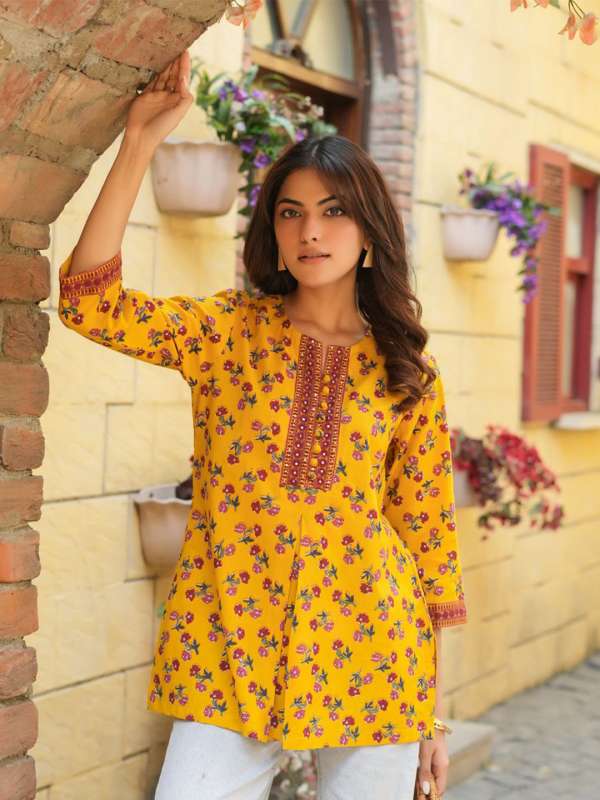 Mustard Brand Kurtis Buy Mustard Brand Kurtis online in India