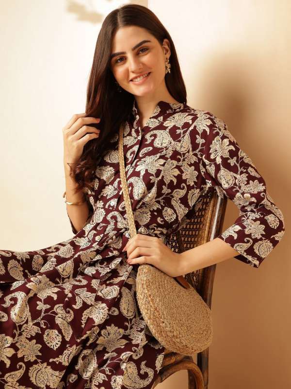 Mandarin collar dress best sale