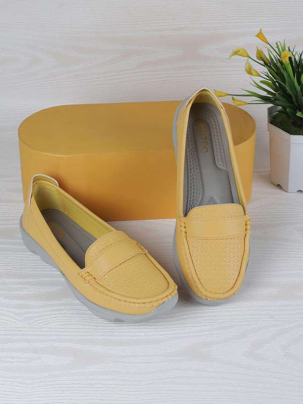 Yellow loafers womens cheap