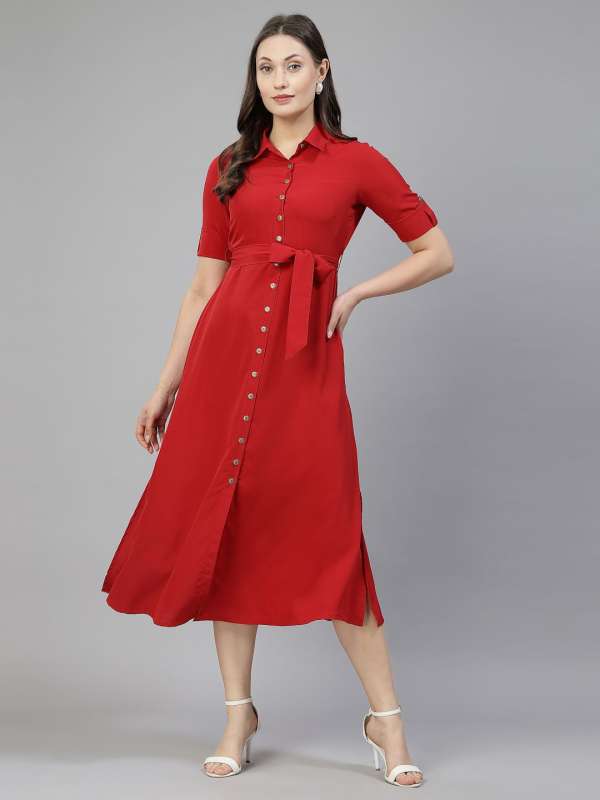 Red herring shirt dress clearance