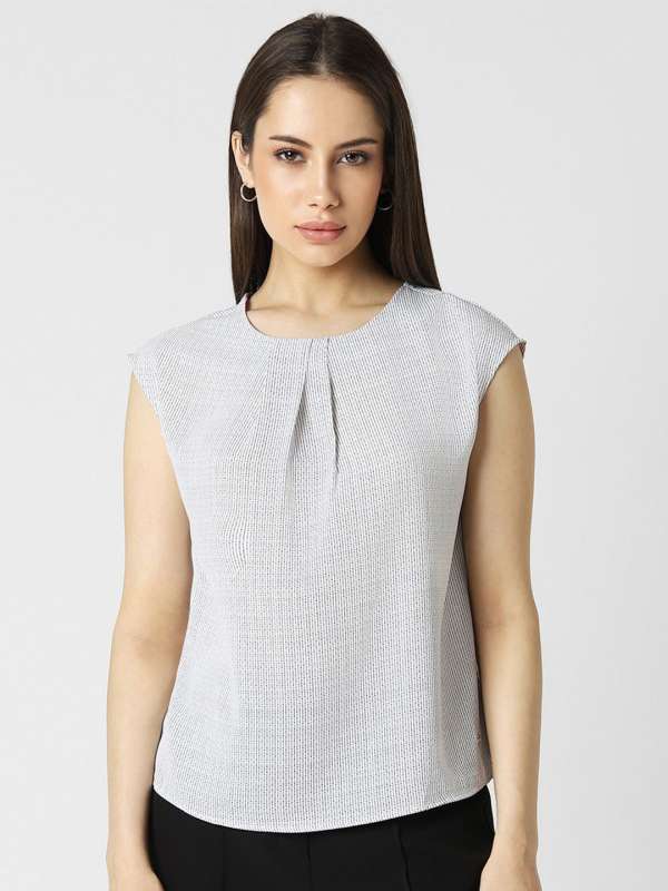 Sleeveless formal tops online