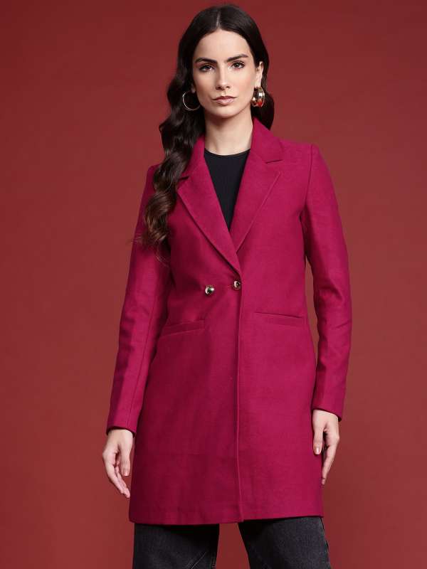 Magenta Coat Buy Magenta Coat online in India