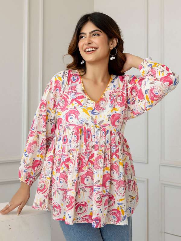 Myntra tunic tops store