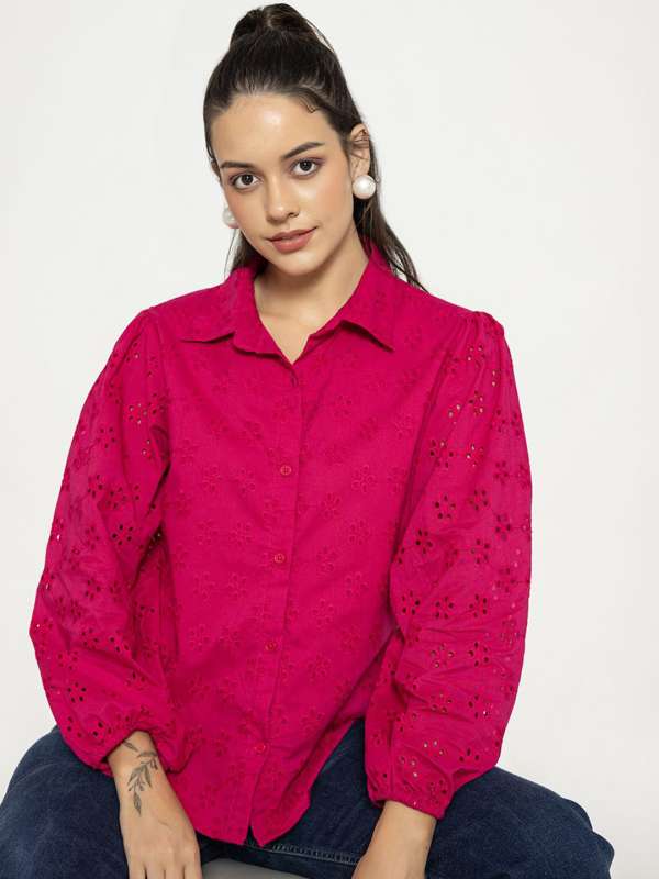 Self design shirt top