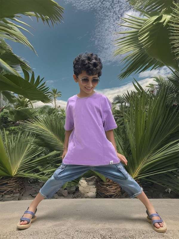 Boys purple top shop