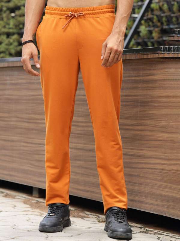 Orange Track Pants Buy Orange Track Pants online in India