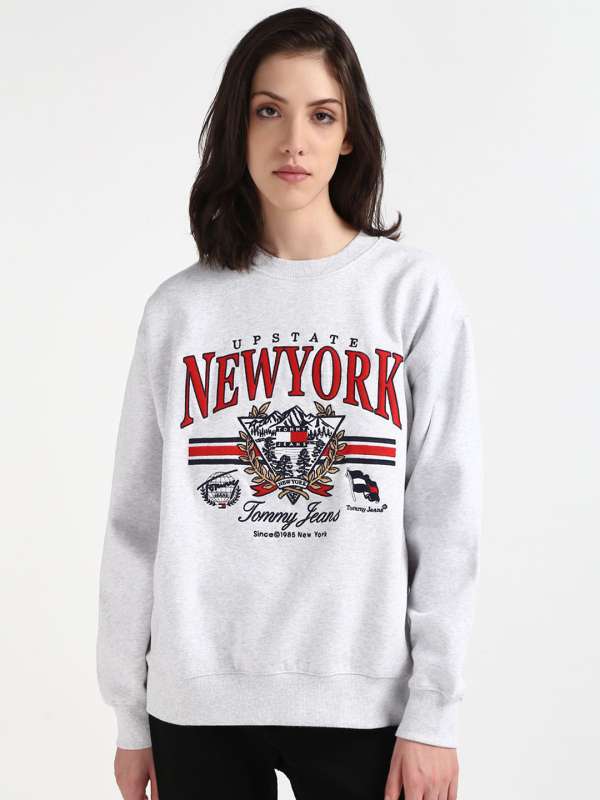 Hilfiger grey sweatshirt deals