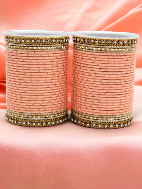 Peach colour chura online