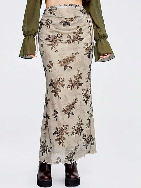 Women Khaki Skirts Buy Women Khaki Skirts online in India