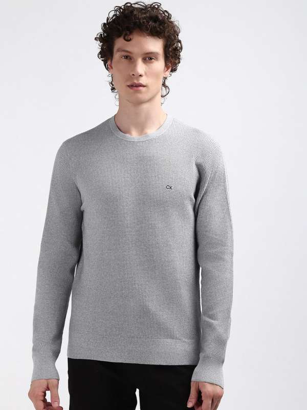Calvin klein grey sweater cheap